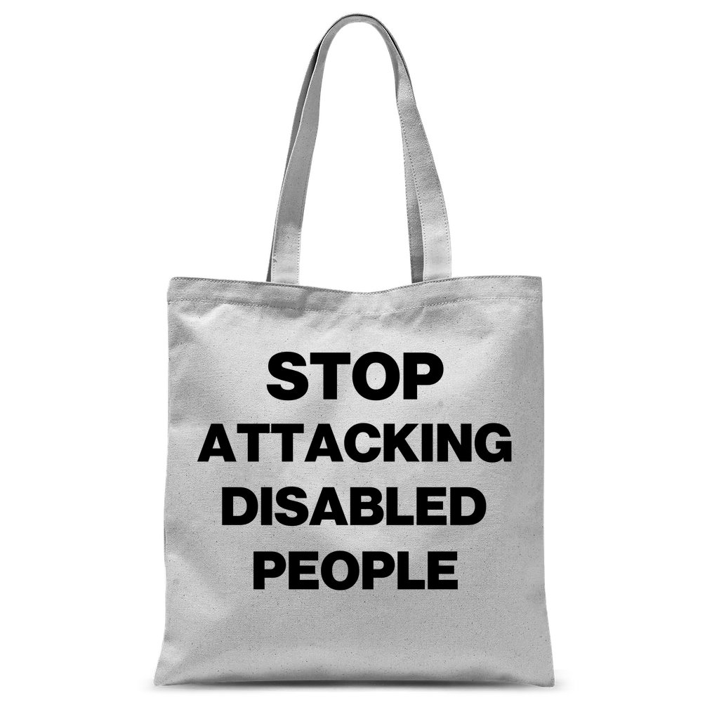 Stop Attacking Disabled People Classic Tote Bag