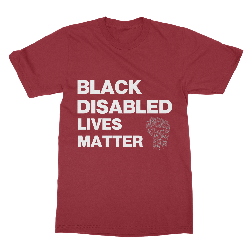 Black Disabled Lives Matter Organic T-Shirt