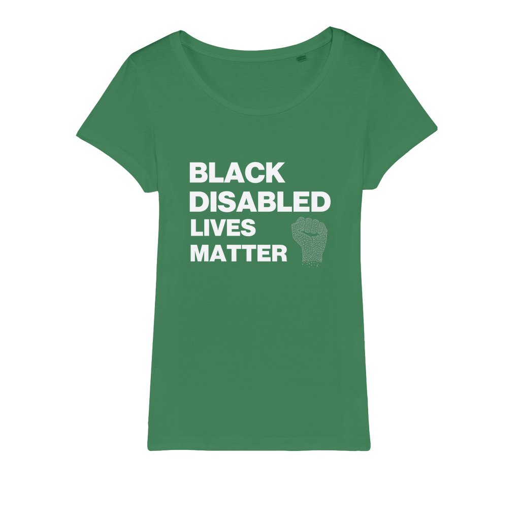 Black Disabled Lives Matter Organic Women's T-Shirt