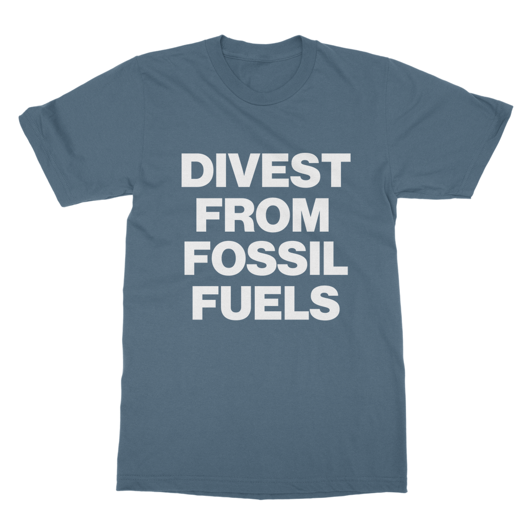 Divest From Fossil Fuels Organic T-Shirt