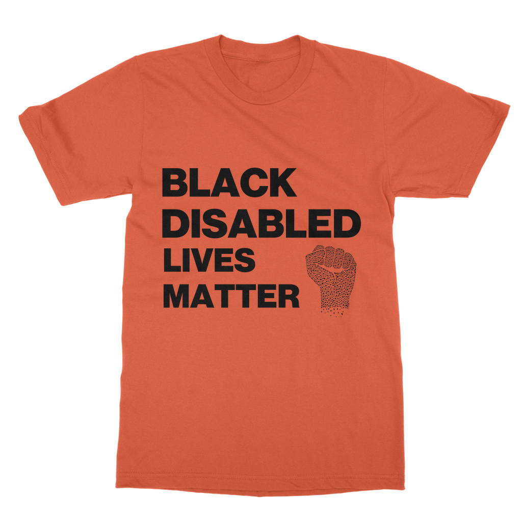 Black Disabled Lives Matter Organic T-Shirt