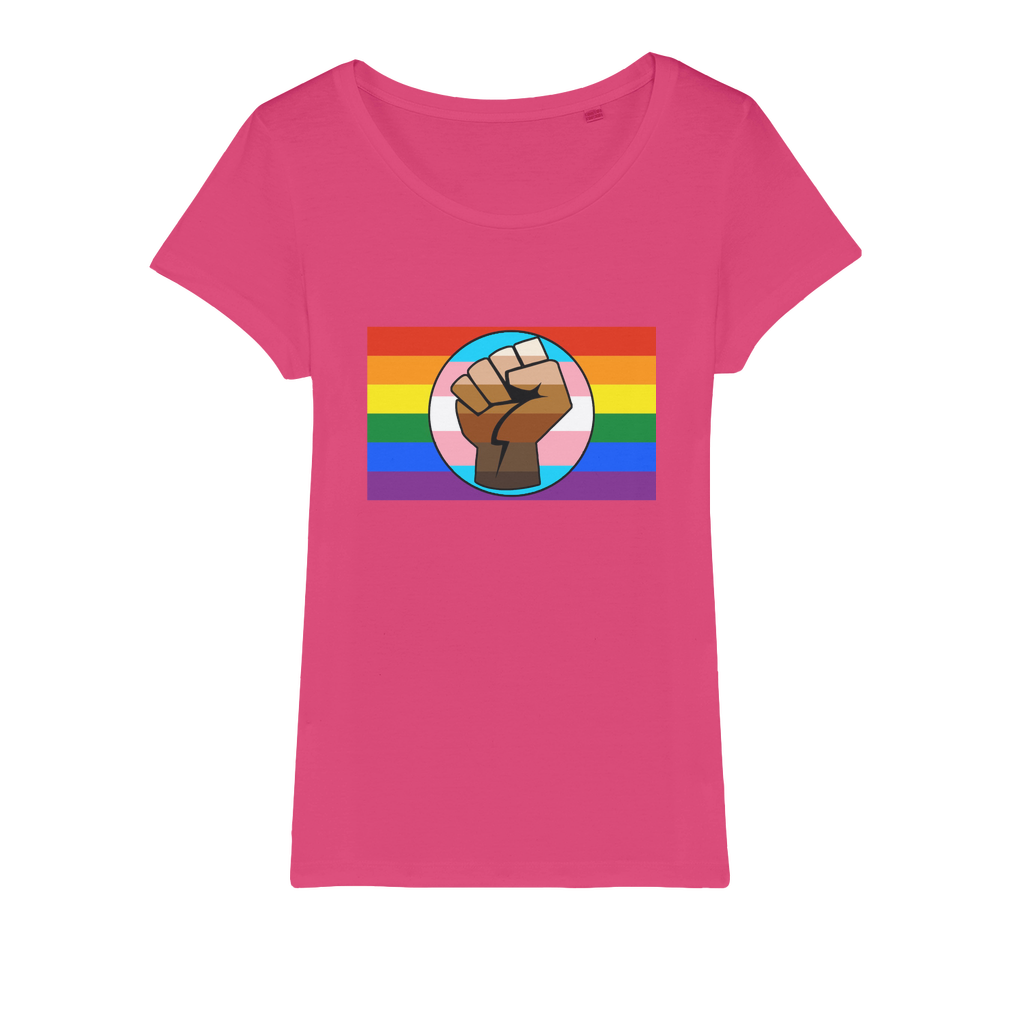 Human Rights Are LGBTQ Rights Organic Women's T-Shirt
