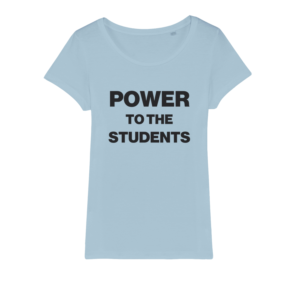 Power To The Students Organic Women's T-Shirt