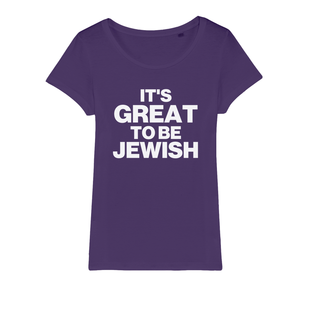 It's Great To Be Jewish Organic Women's T-Shirt