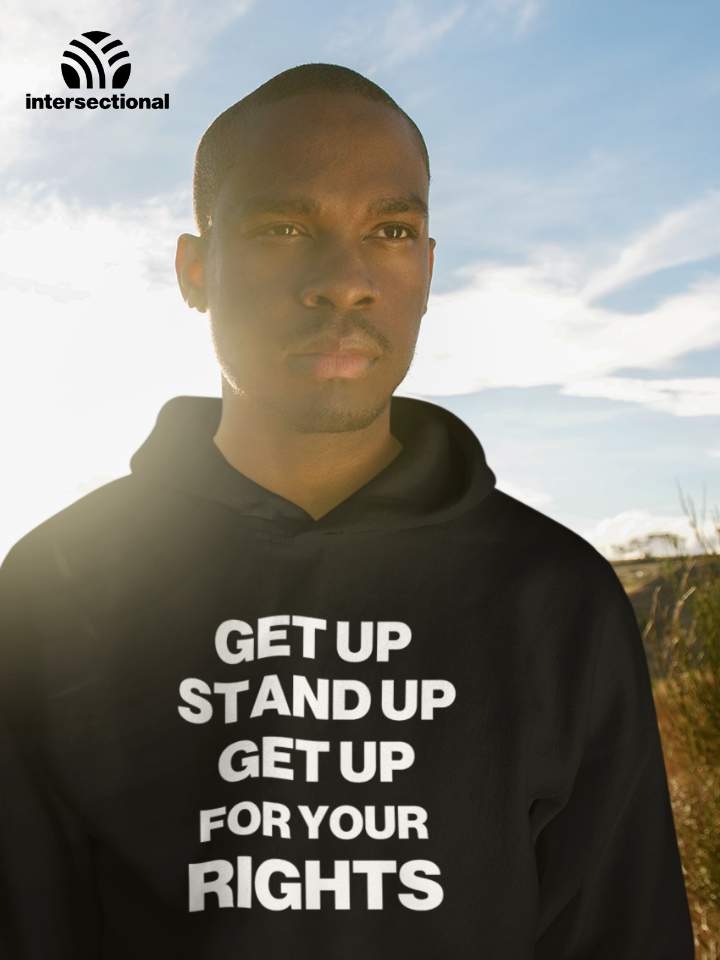 Get Up For Your Rights Organic Hoodie
