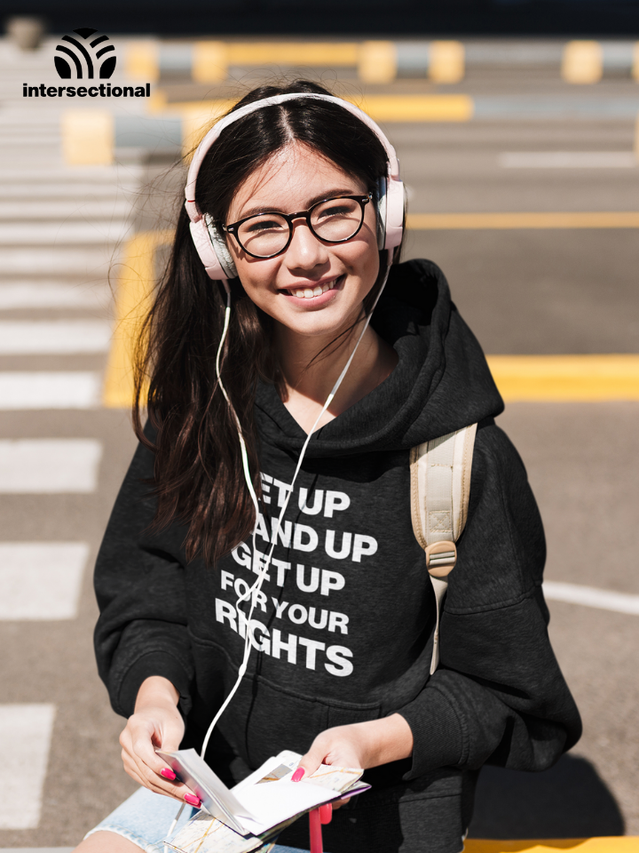 Get Up For Your Rights Organic Hoodie