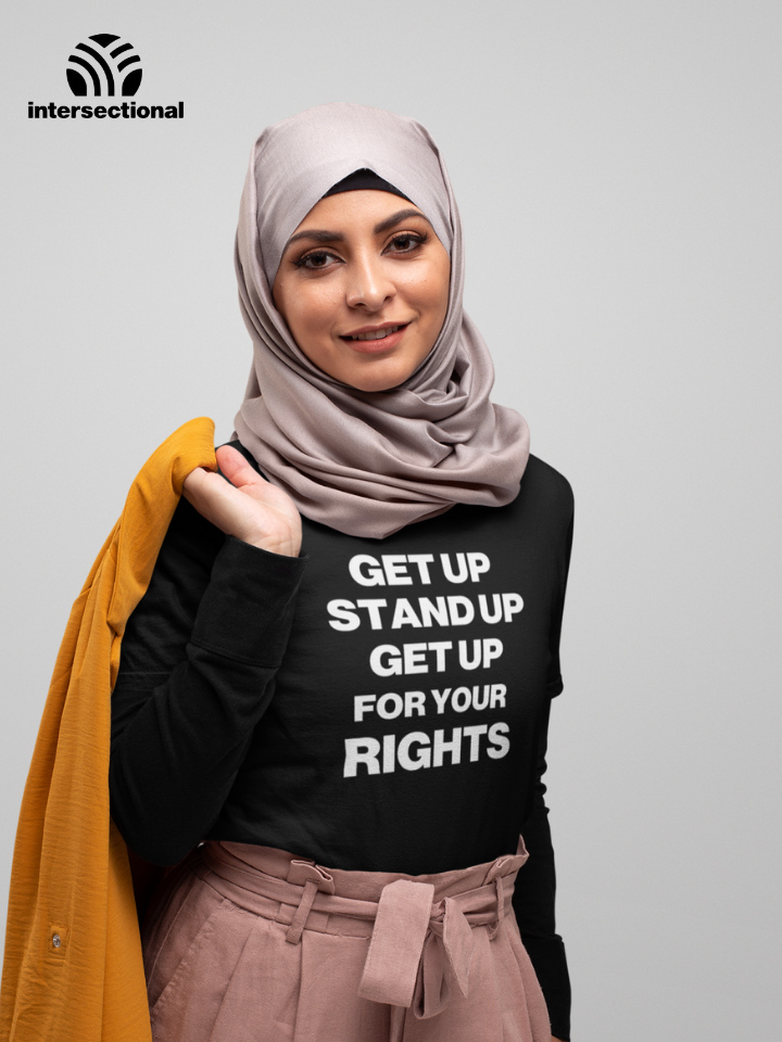 Get Up For Your Rights Organic Women's T-Shirt