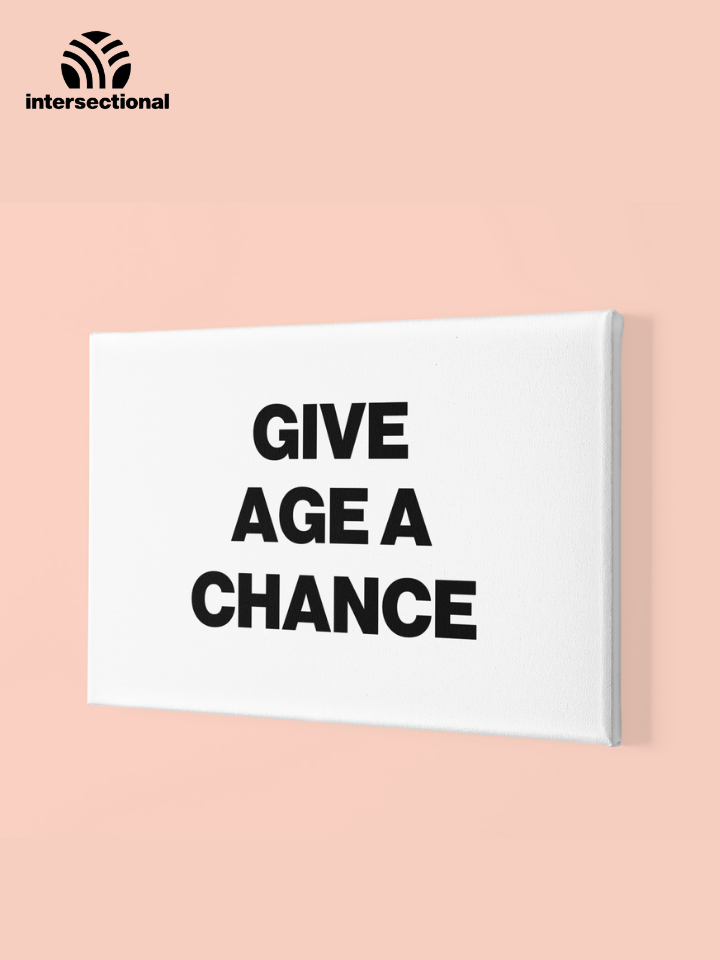 Give Age a Chance Premium Stretched Canvas