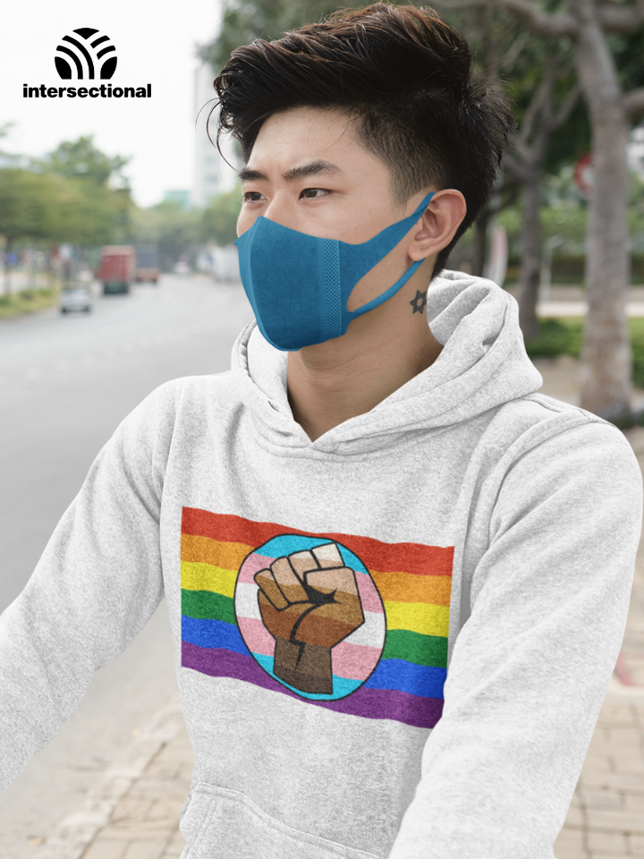 Human Rights Are LGBTQ Rights Organic Hoodie