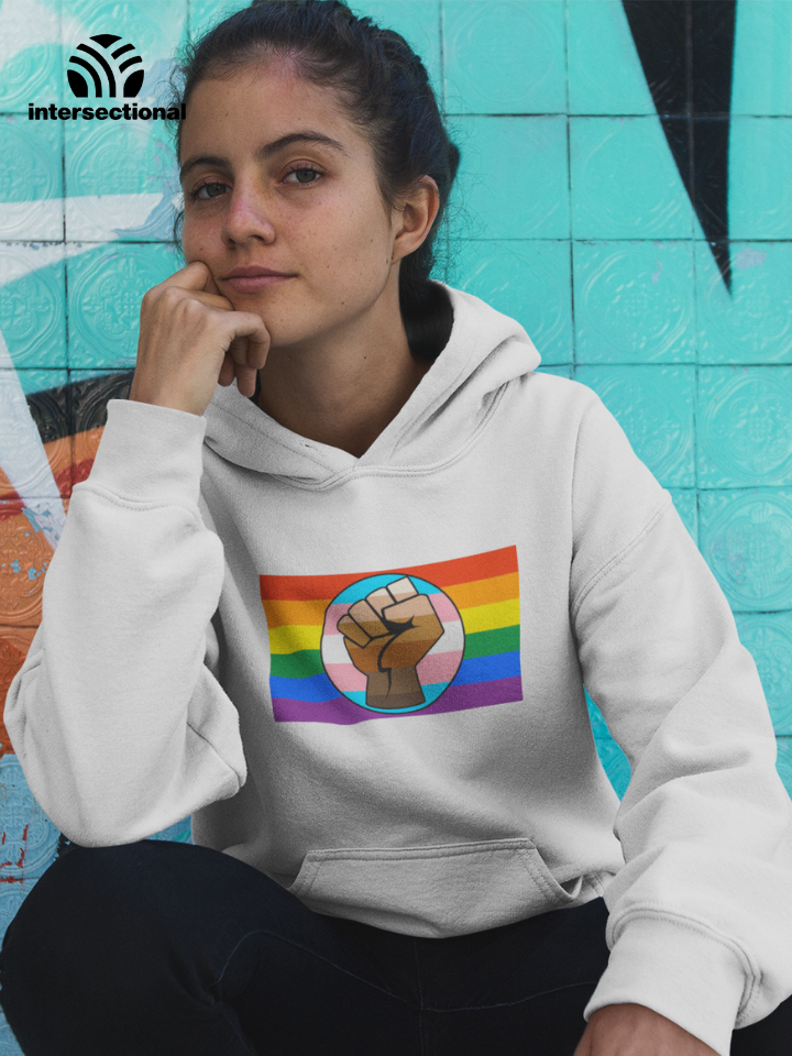 Human Rights Are LGBTQ Rights Organic Hoodie