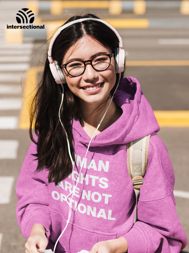 Human Rights Are Not Optional Organic Hoodie