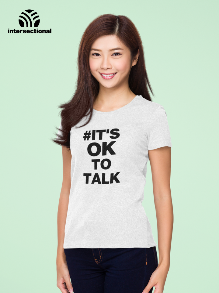 It's Ok To Talk Organic Women's T-Shirt