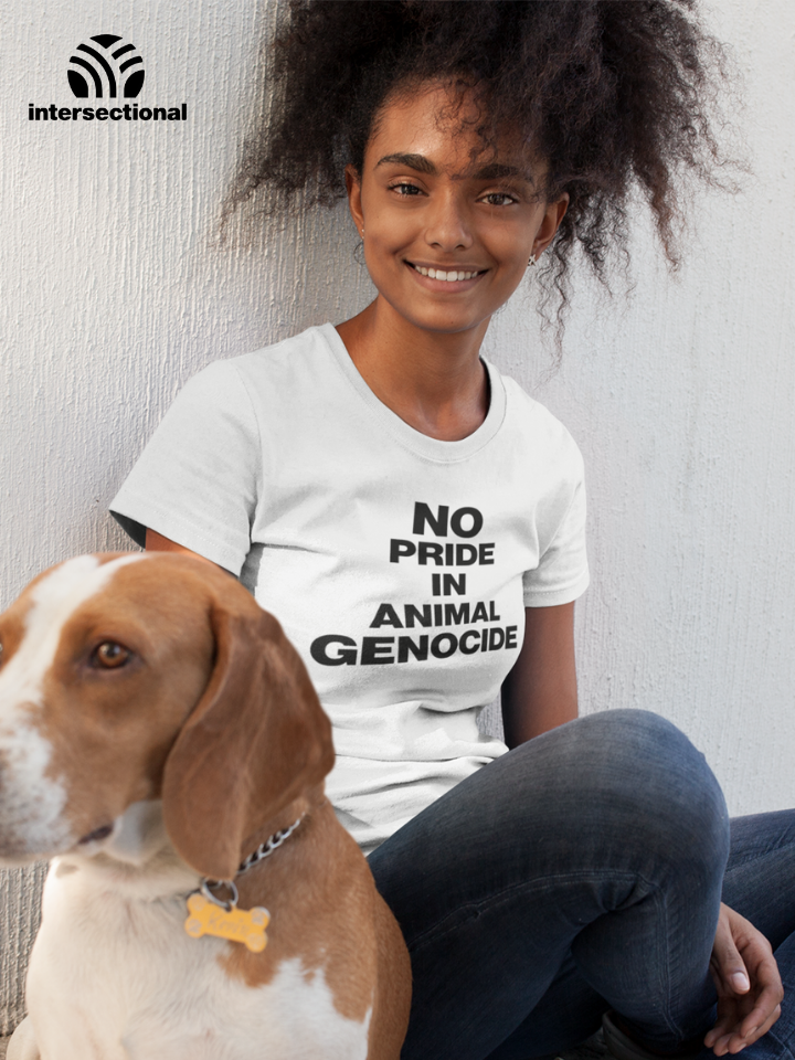 No Pride In Animal Genocide Organic T-Shirt