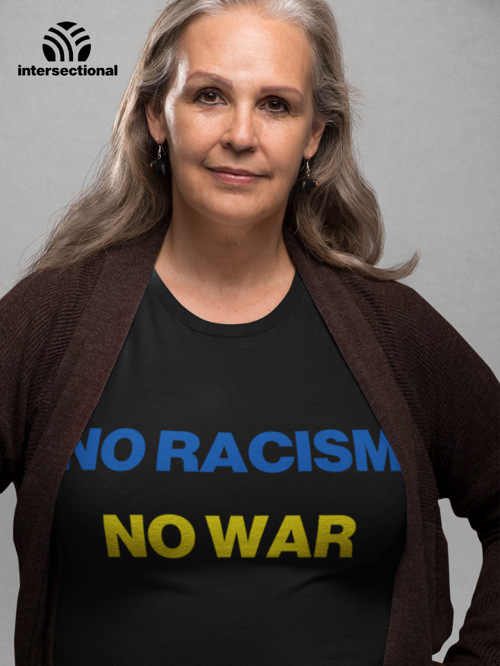 No Racism No War Organic Women's T-Shirt