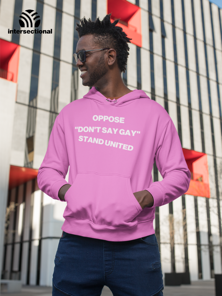 Oppose "Don't Say Gay" Organic Hoodie