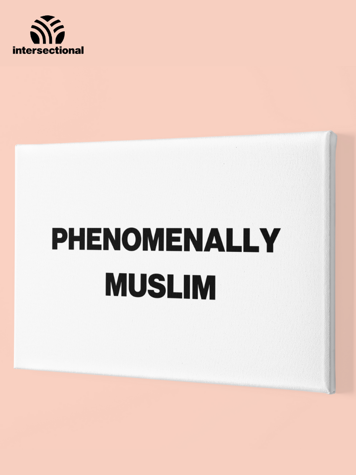 Phenomenally Muslim Premium Stretched Canvas