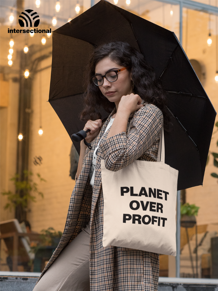 Planet Over Profit Classic Tote Bag