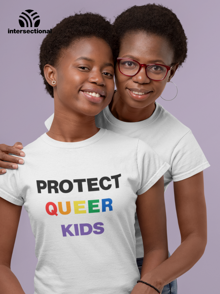 Protect Queer Kids Organic Women's T-Shirt