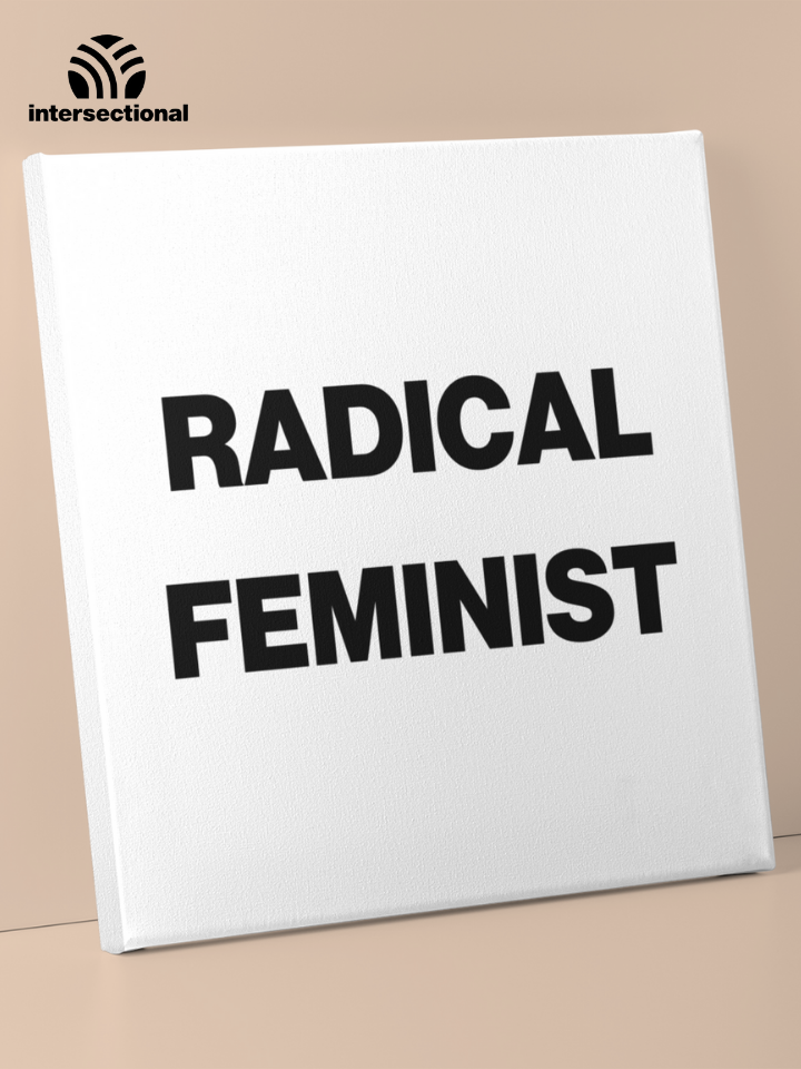 Radical Feminist Premium Stretched Canvas