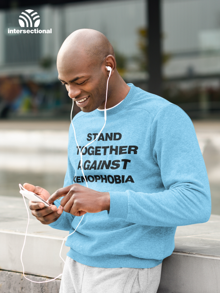 Together Against Xenophobia Organic Sweatshirt