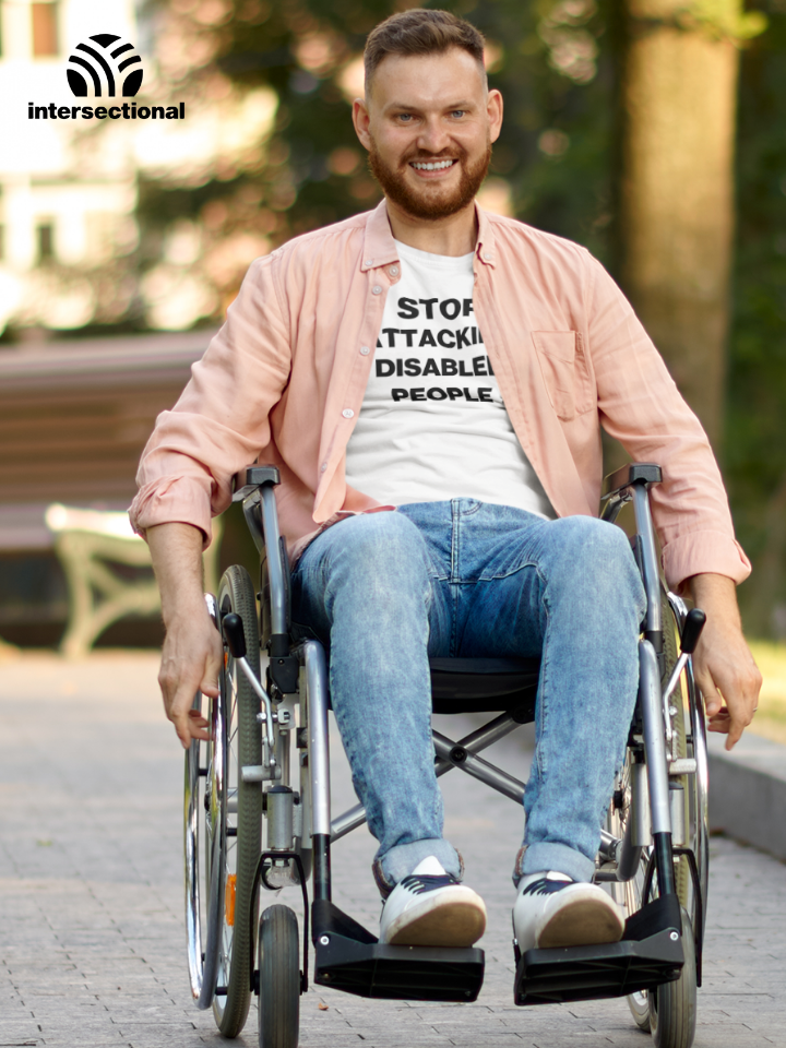 Stop Attacking Disabled People Organic T-Shirt
