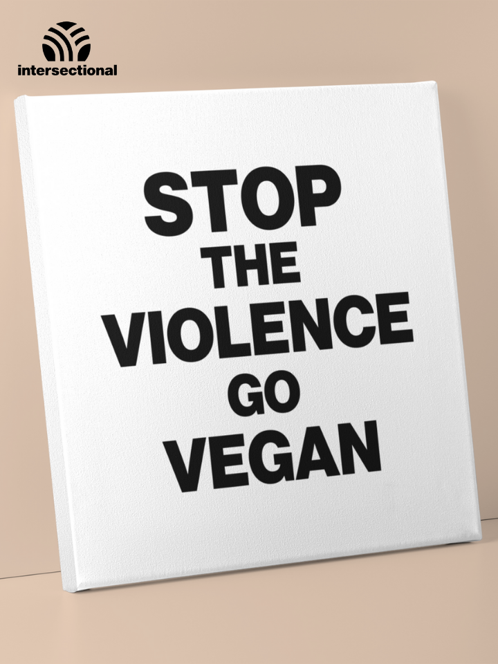 Stop The Violence Premium Stretched Canvas