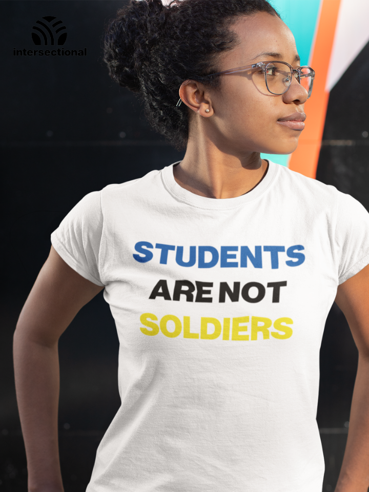 Students Are Not Soldiers Organic Women's T-Shirt