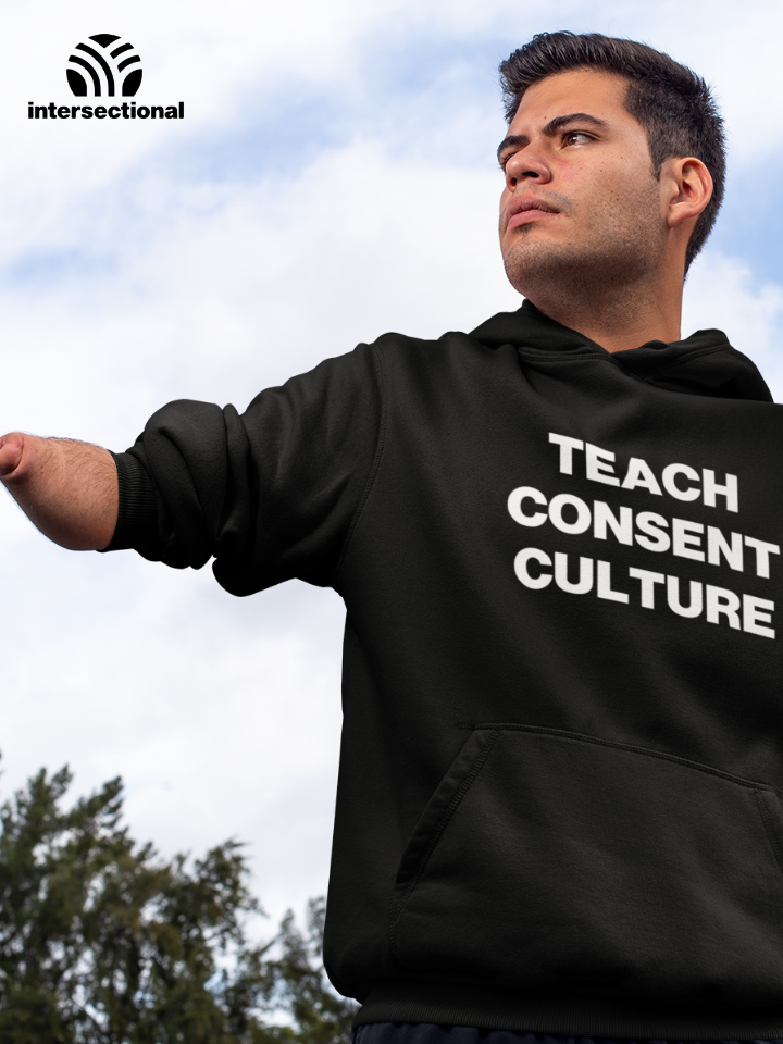 Teach Consent Culture Organic Hoodie