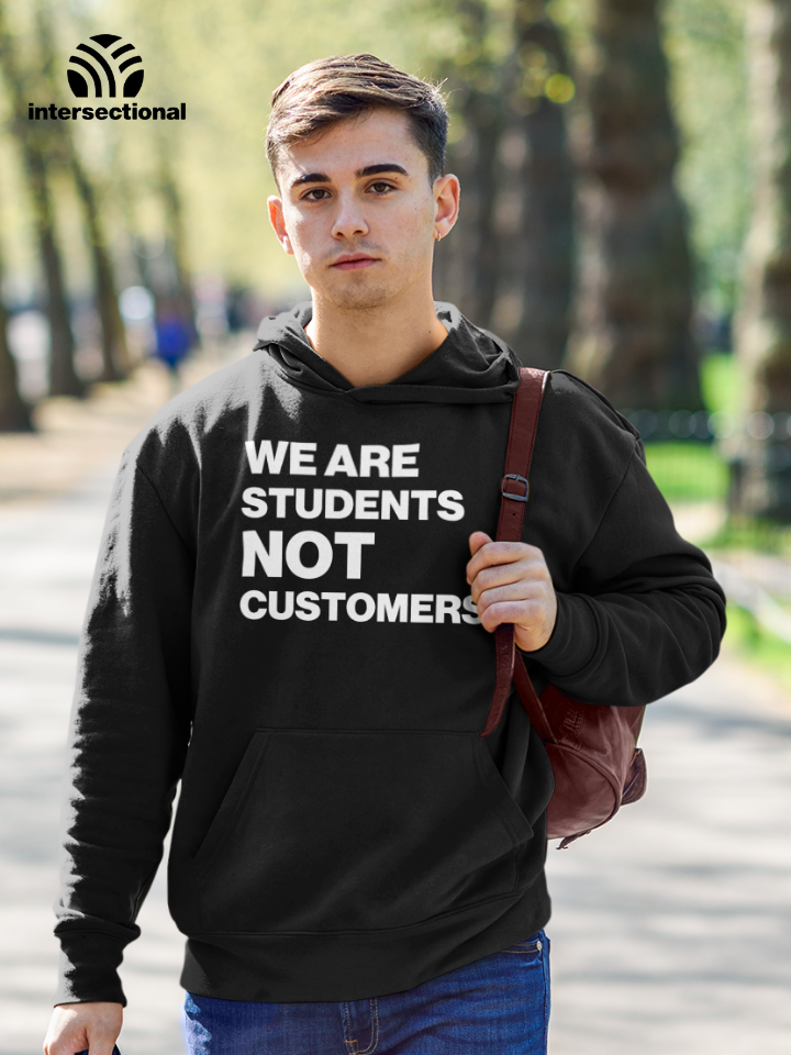 Students Not Customers Organic Hoodie