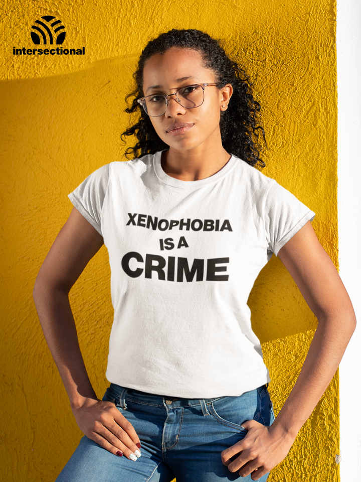 Xenophobia Is A Crime Organic Women's T-Shirt