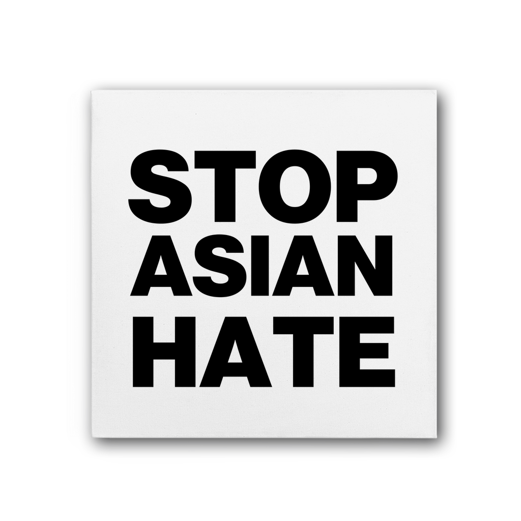 Stop Asian Hate Premium Stretched Canvas