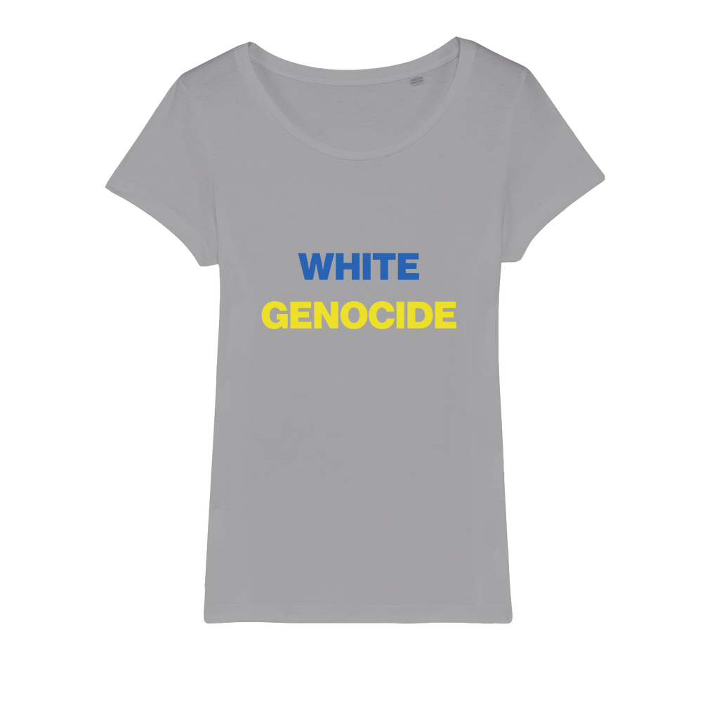 White Genocide Organic Women's T-Shirt