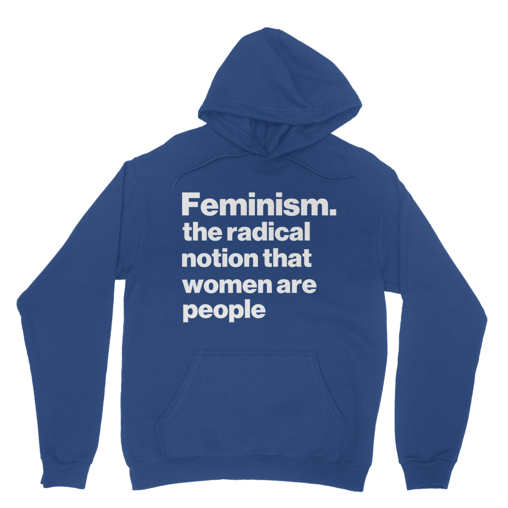 Women Are People Organic Hoodie