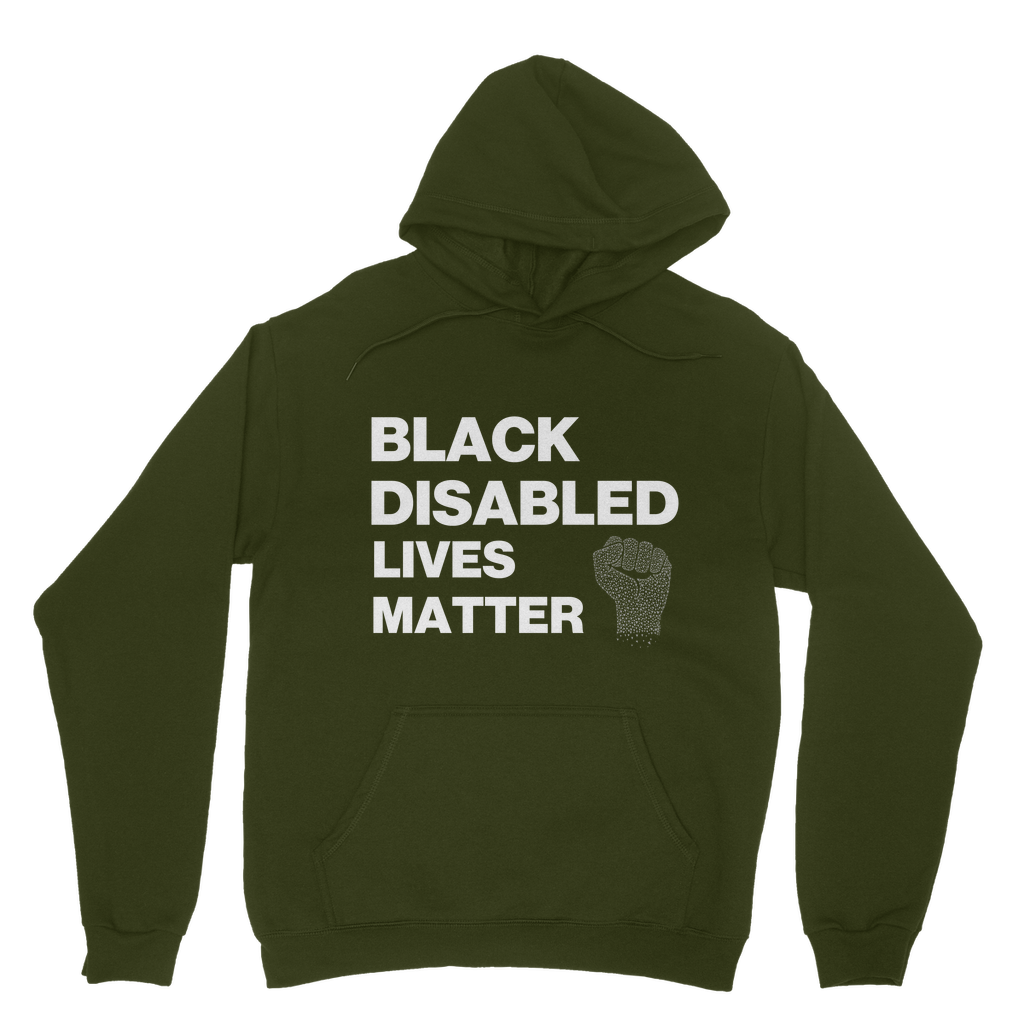 Black Disabled Lives Matter Organic Hoodie