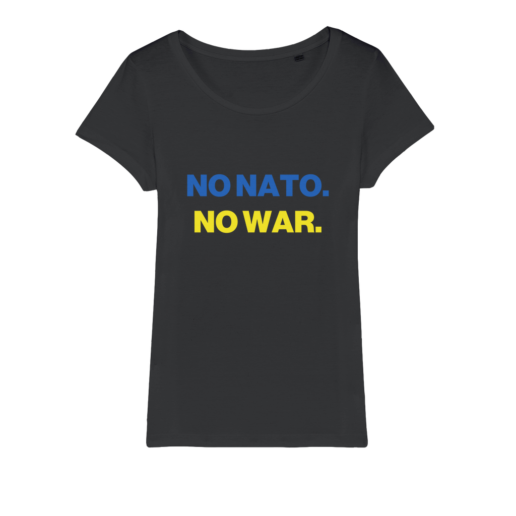 No Nato. No War. Organic Women's T-Shirt