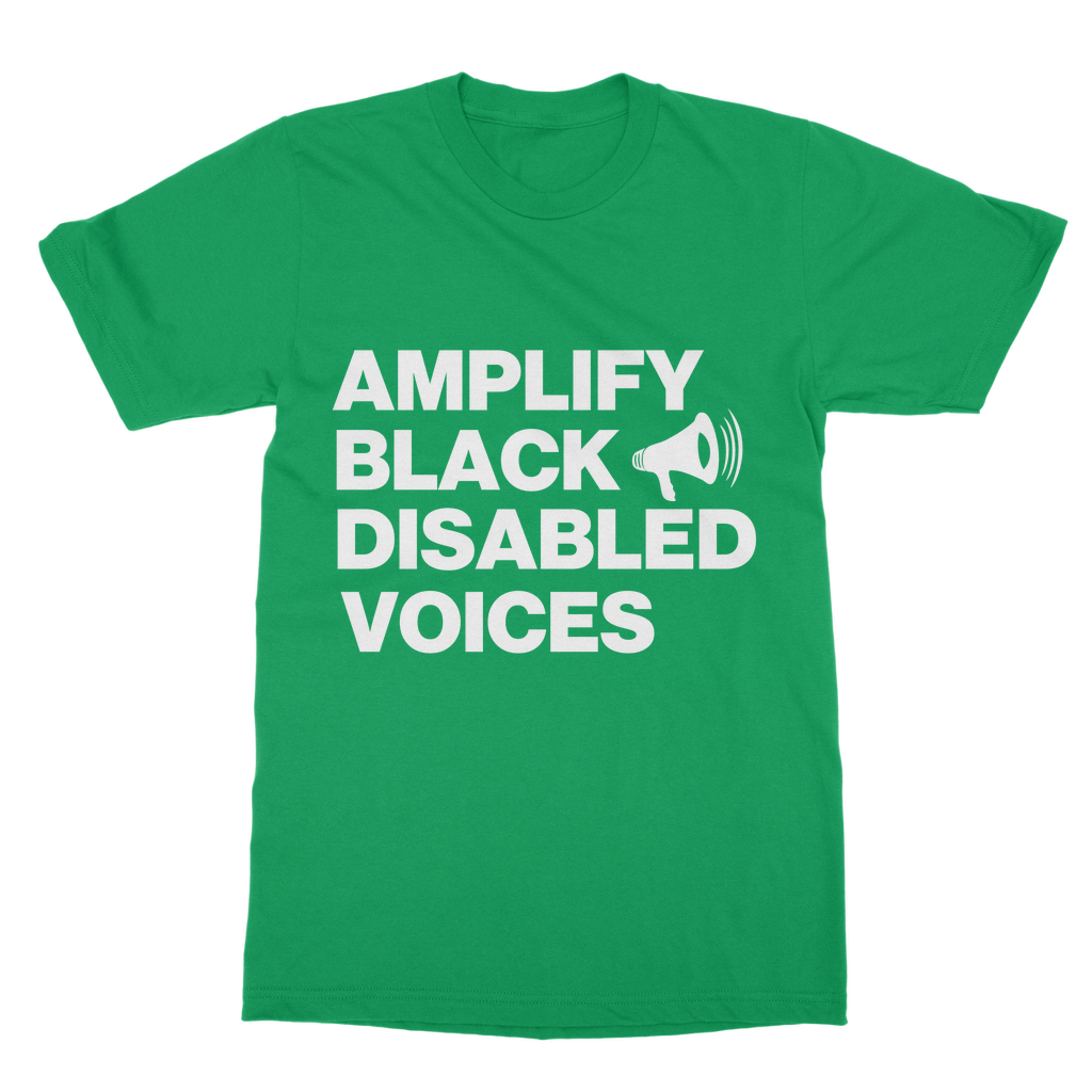 Amplify Black Disabled Voices Organic T-Shirt