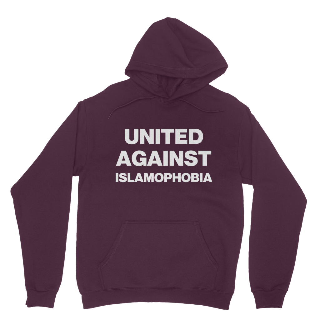 United Against Islamophobia Organic Hoodie