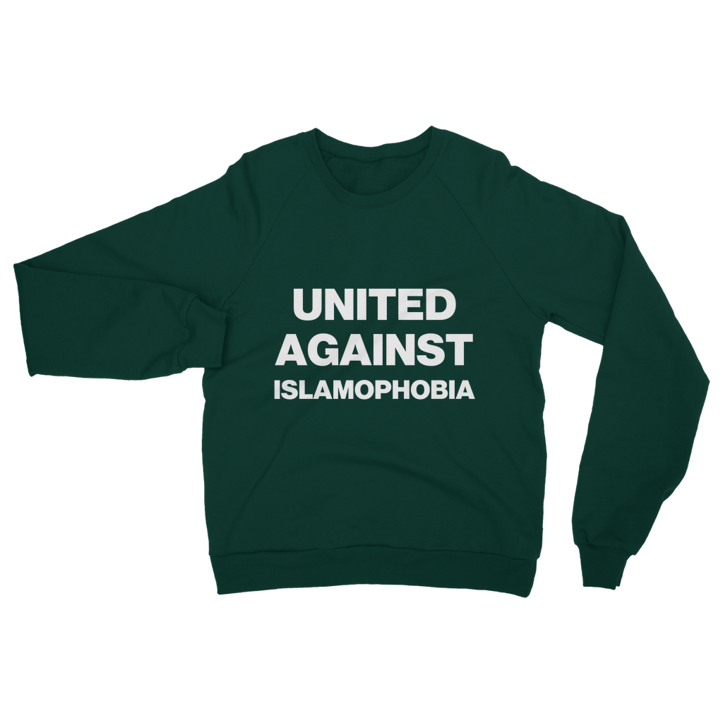 United Against Islamophobia Organic Sweatshirt