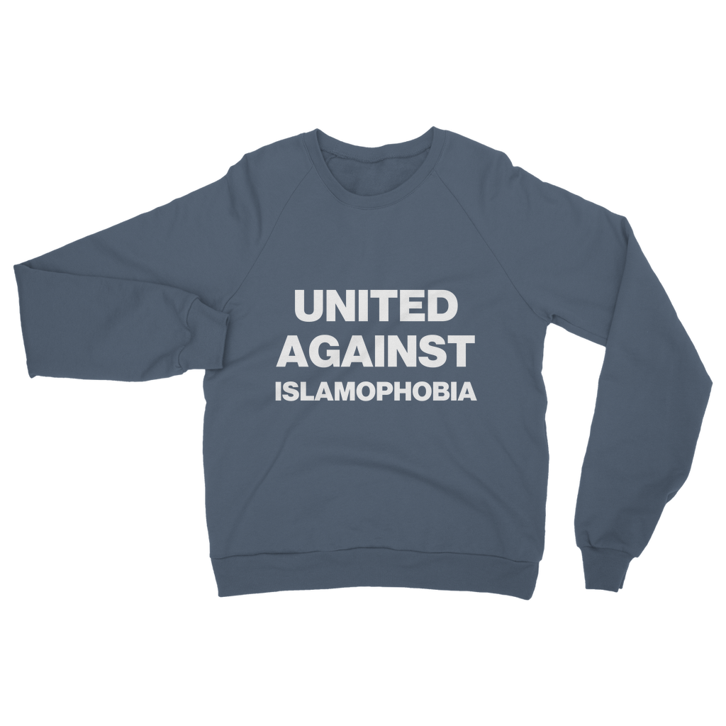 United Against Islamophobia Organic Sweatshirt