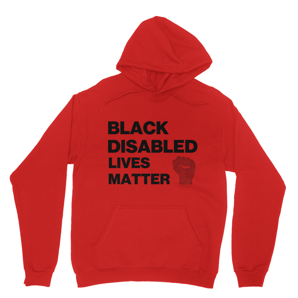 Black Disabled Lives Matter Organic Hoodie