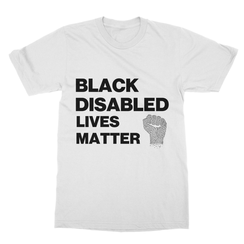 Black Disabled Lives Matter Organic T-Shirt
