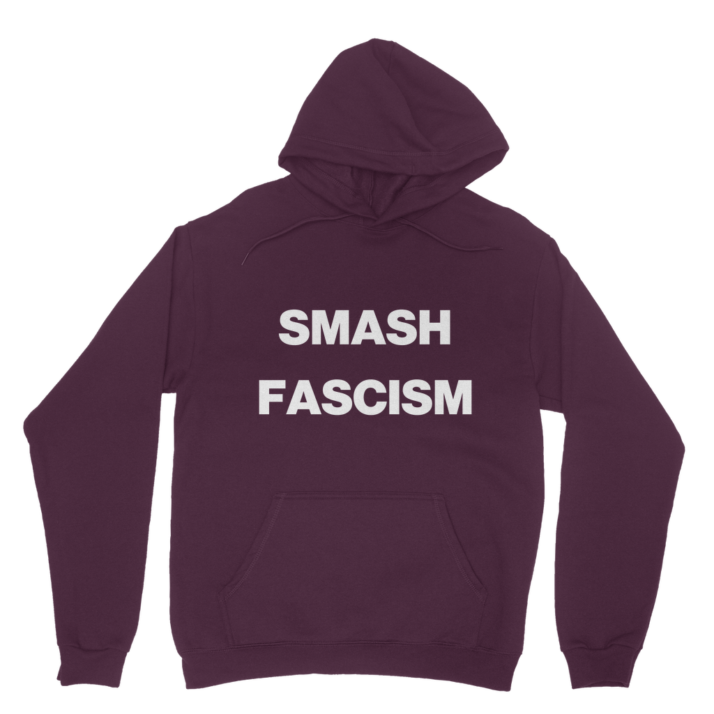 Smash Fascism Organic Hoodie