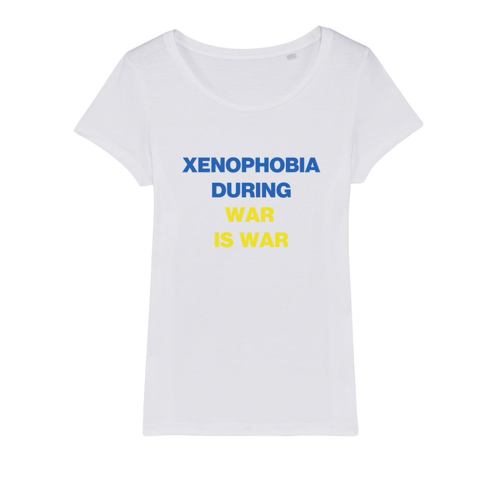 Xenophobia During War Organic Women's T-Shirt