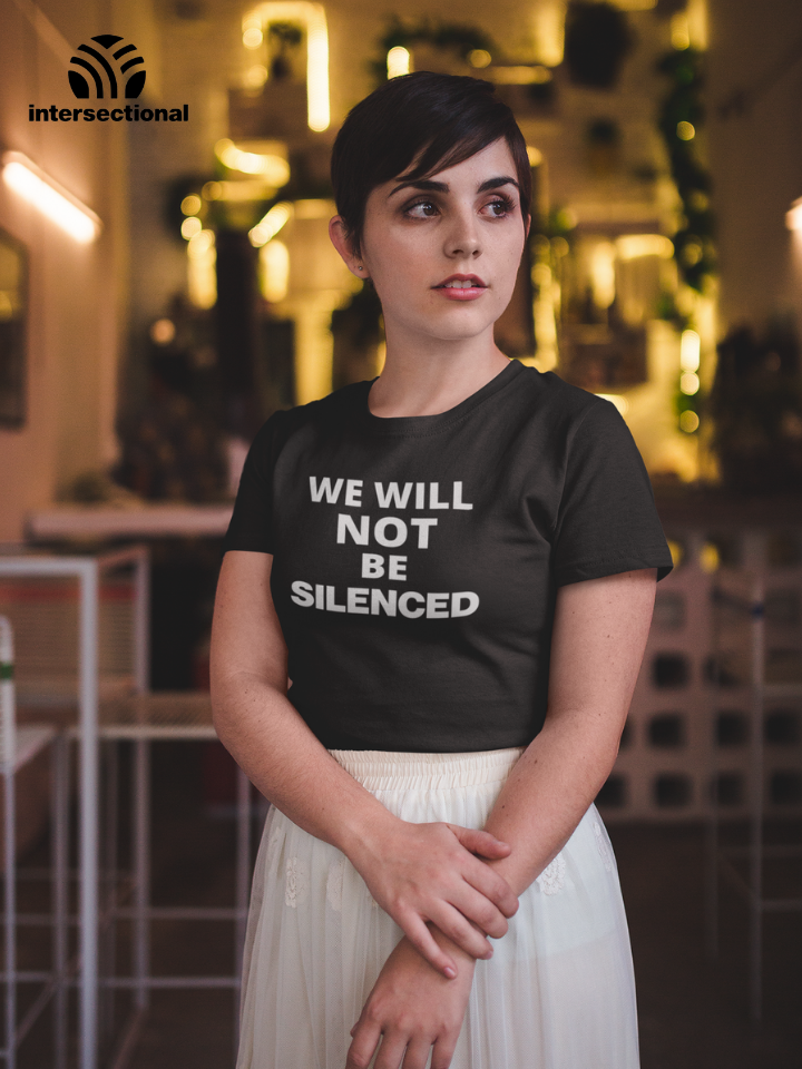 We Will Not Be Silenced Organic Women's T-Shirt