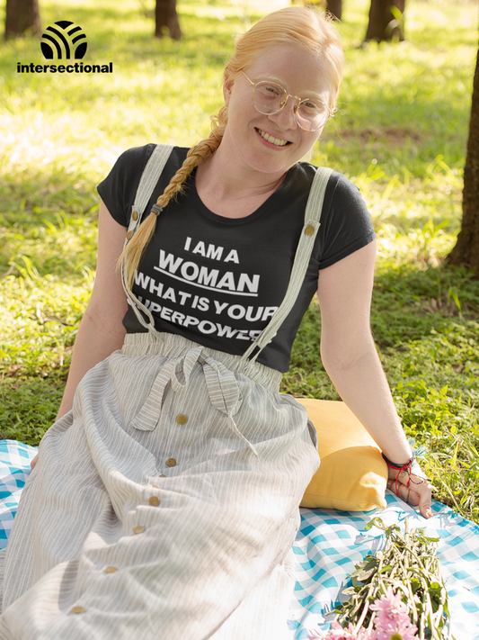 I Am A Woman Organic Women's T-Shirt