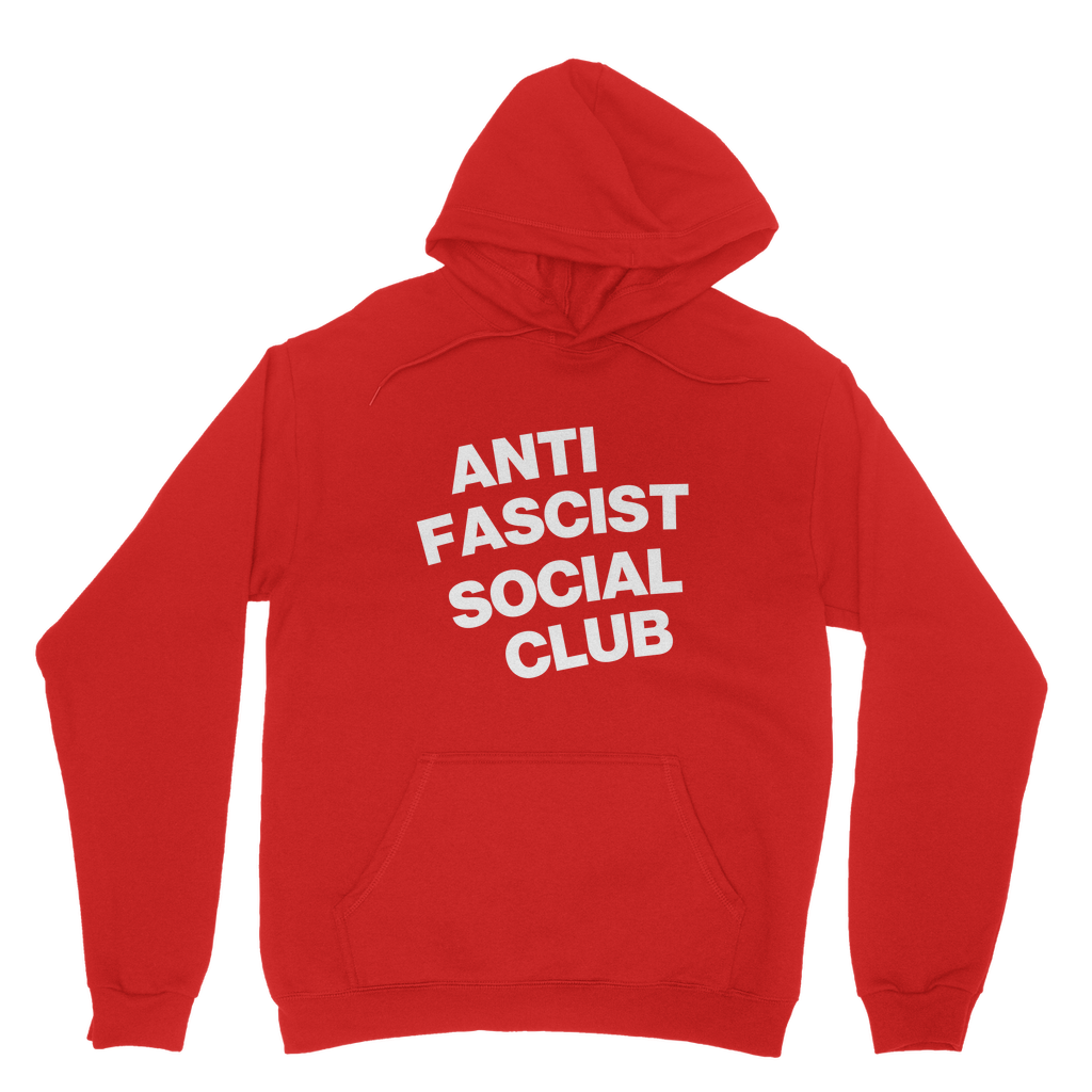 Anti Fascist Social Organic Hoodie