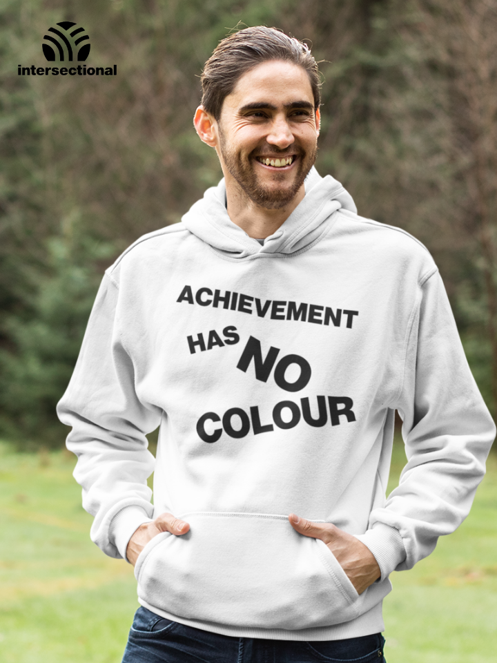 Achievement Has No Colour Organic Hoodie