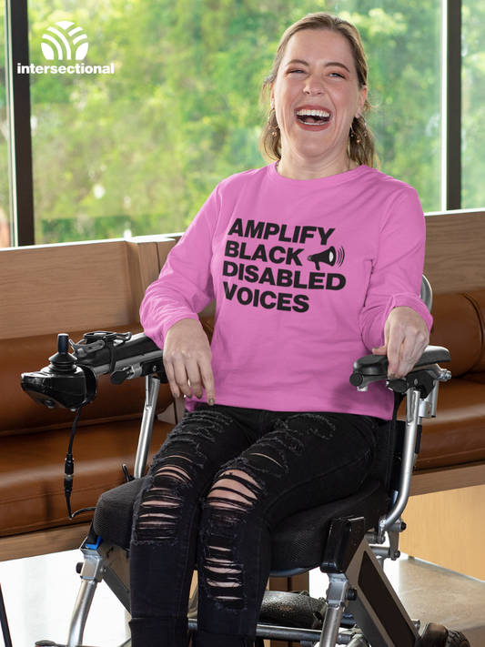 Amplify Black Disabled Voices Organic Sweatshirt