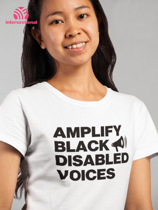 Amplify Black Disabled Voices Organic Women's T-Shirt