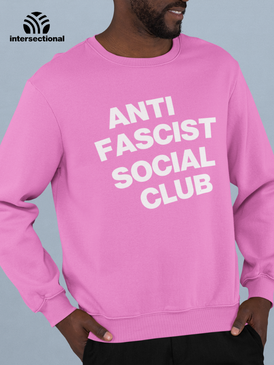 Anti Fascist Social Organic Sweatshirt